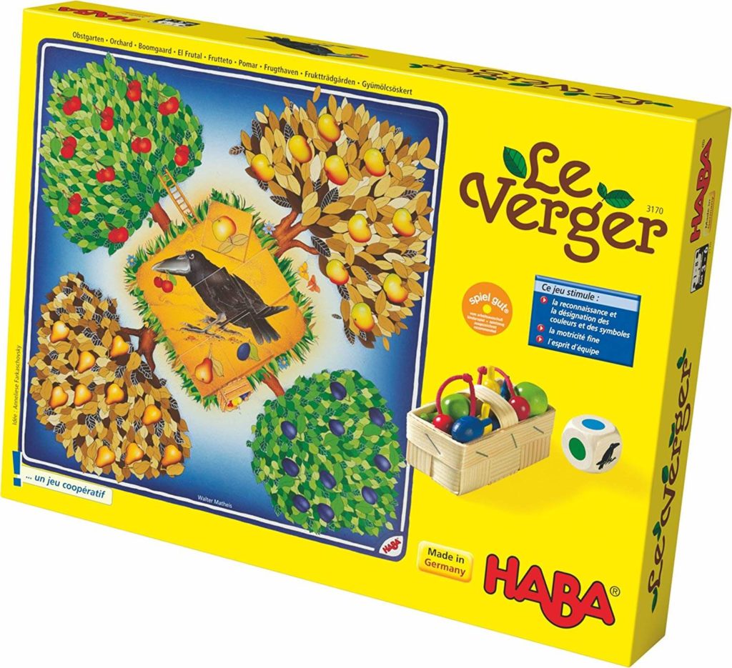 Le Verger : le jeu pour enfant de 4 ans apprenant la coopération