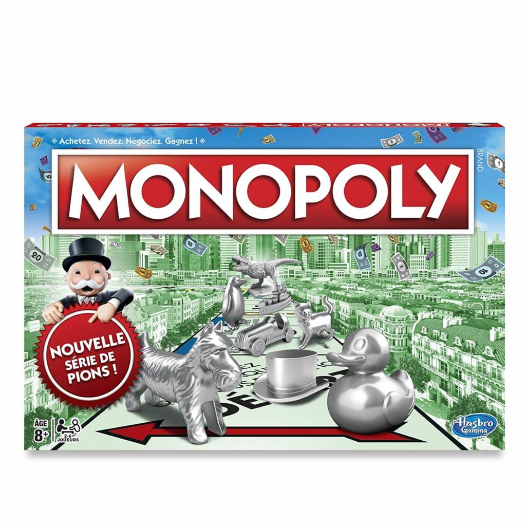 Monopoly, LE grand classique des meilleurs jeux de société pour enfants de 8 ans