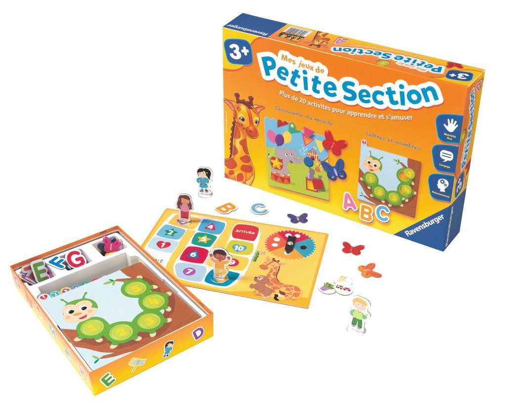 Mes Jeux De Petite Section, le coffret de jeux de société pour enfants de 3 ans