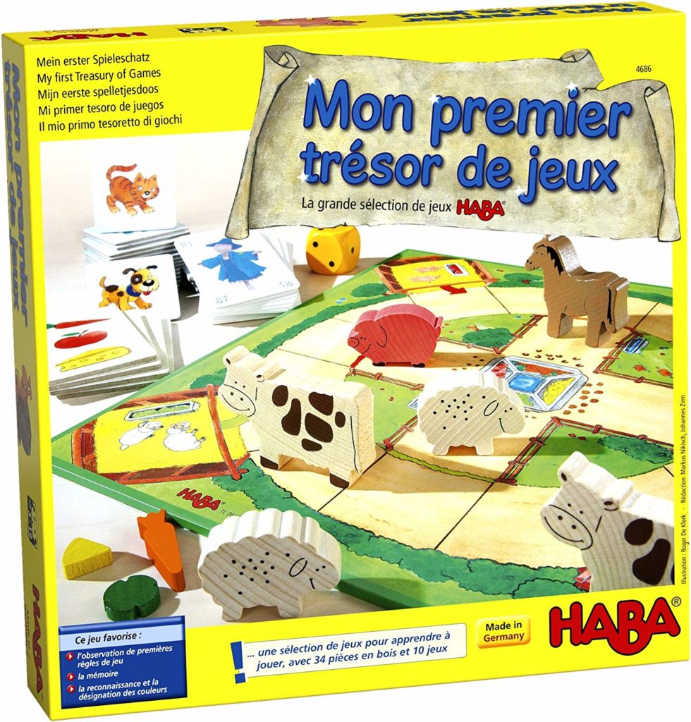 Mon Premier Trésor De Jeux, le coffret de jeux de société 3 ans